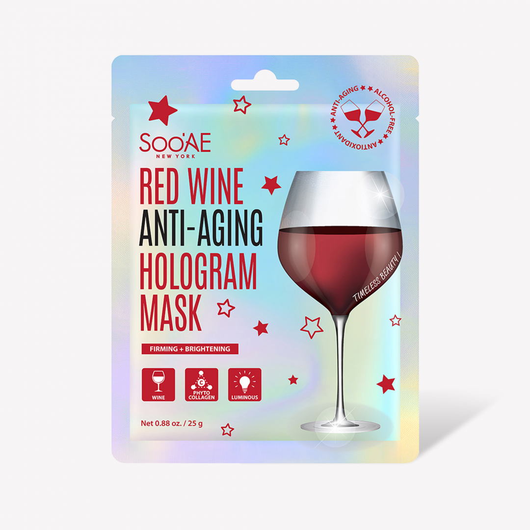 Red Wine Anti-aging Hologram Mask