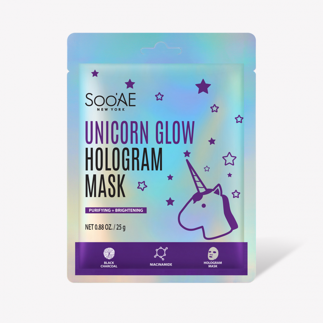 Unicorn Glow Hologram Mask_01