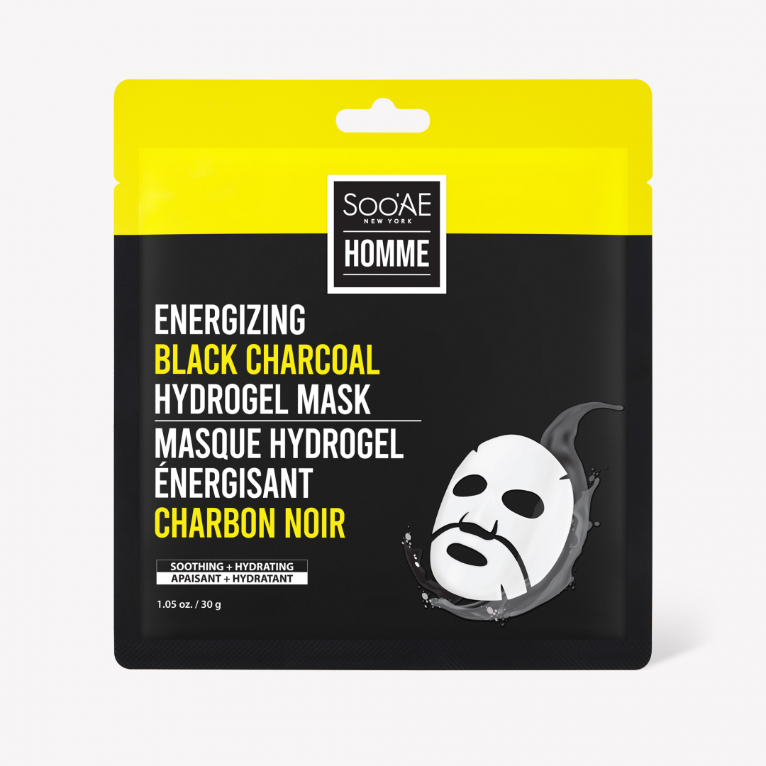 Energizing Black Charcoal Hydrogel Mask_01