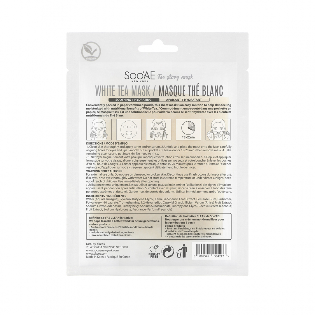 Tea Story Mask – White Tea_04